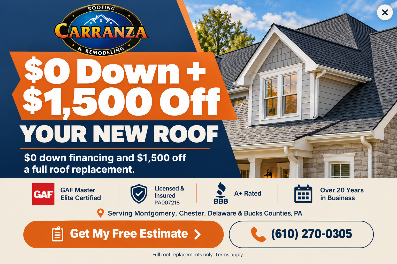 Big Savings on a New Roof