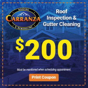 roof inspection and gutter cleaning discount